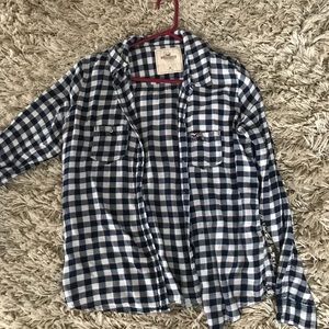 Hollister Plaid Burton down